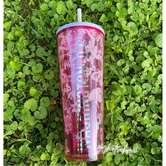 Starbucks Washington DC Cherry Blossoms Tumbler 🌸 - Picture 2 of 3